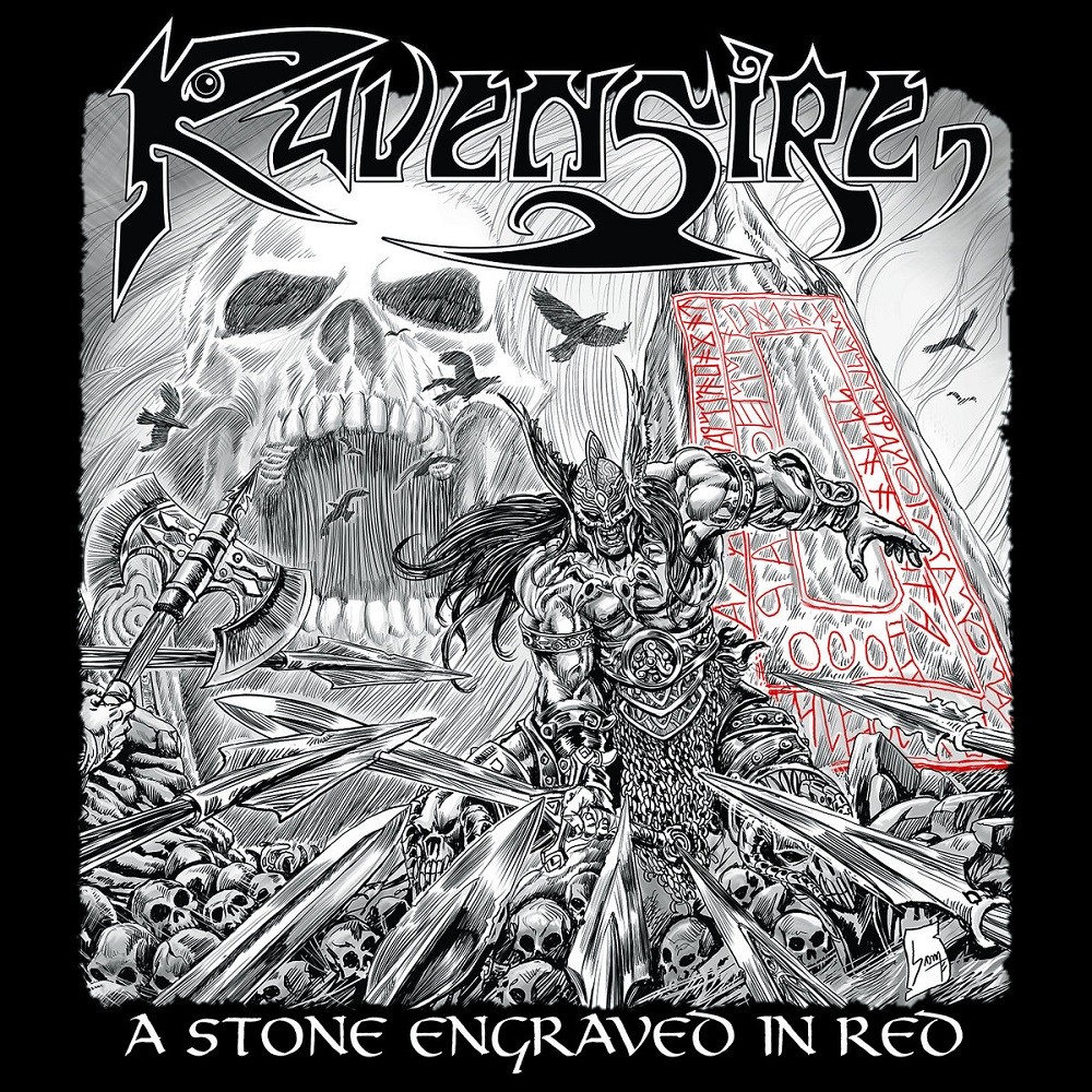 Ravensire - A Stone Engraved in Red (2019) Cover