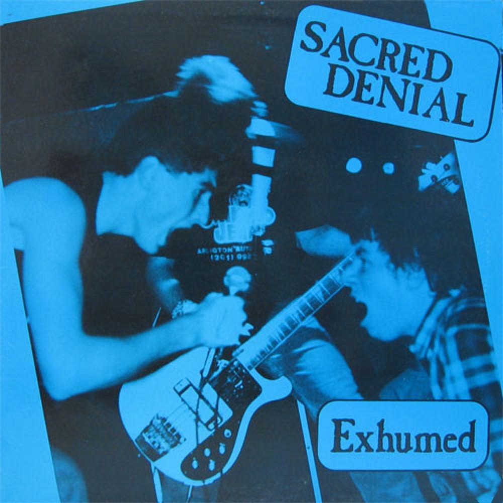 Sacred Denial - Exhumed (1988) Cover