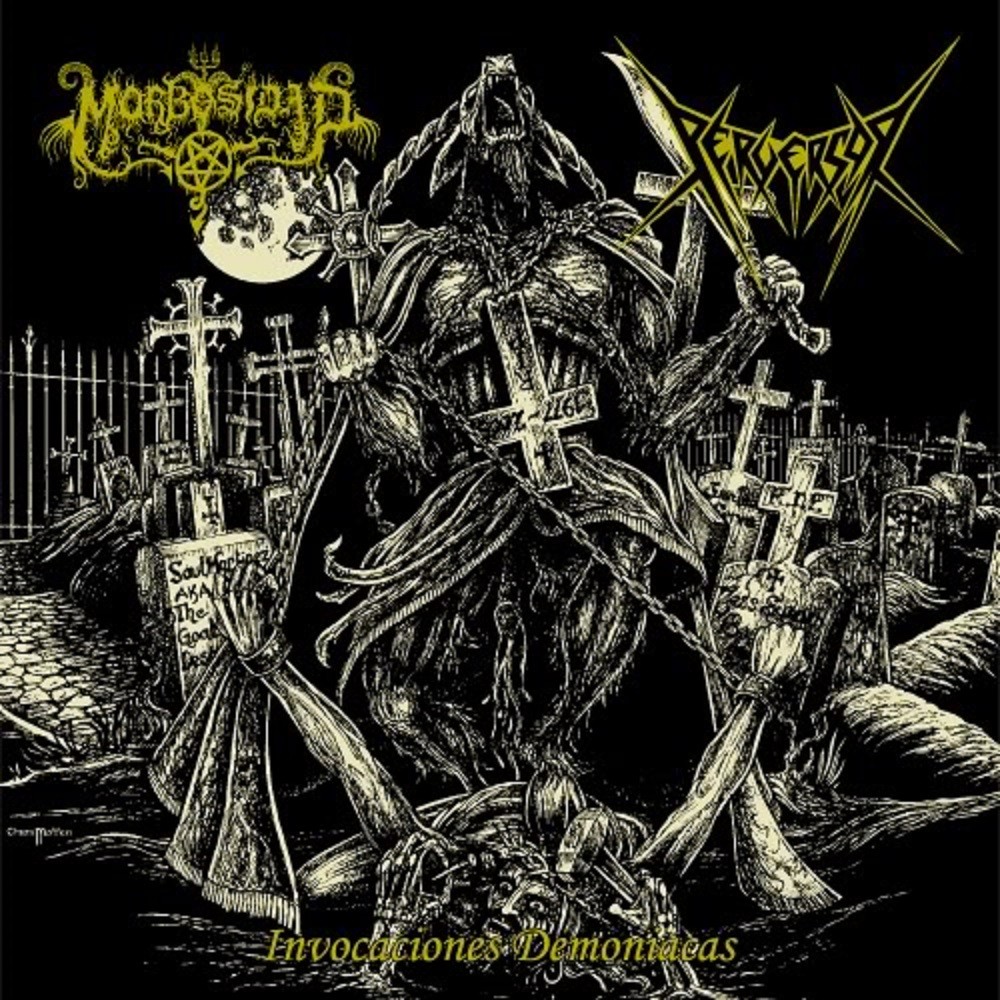 Morbosidad / Perversor - Invocaciones demoníacas (2010) Cover