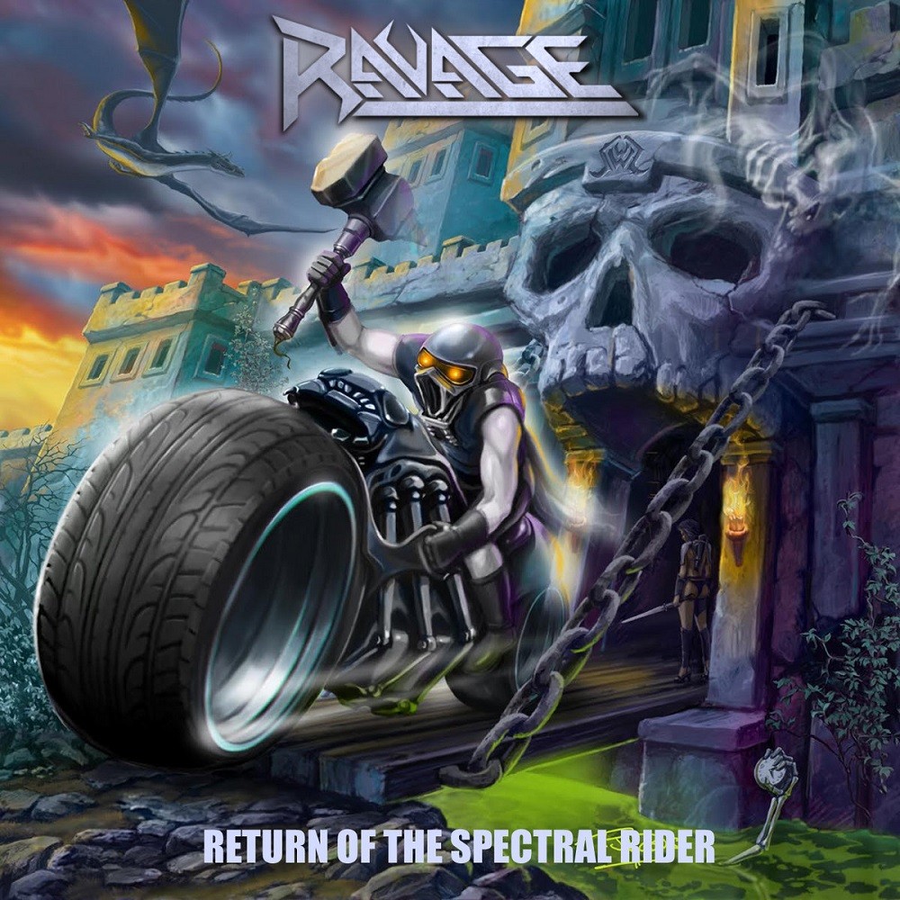 Ravage - Return of the Spectral Rider (2017) Cover