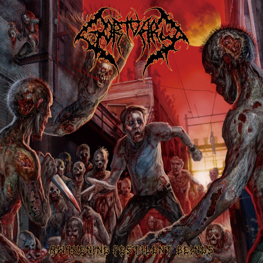Gortuary - Manic Thoughts of Perverse Mutilation Awakening Pestilent Beings (2010) Cover