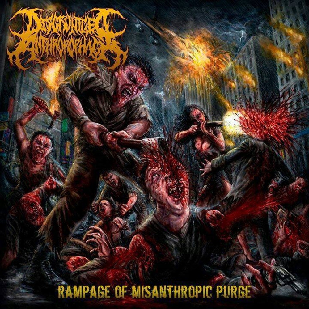 Disgruntled Anthropophagi - Rampage of Misanthropic Purge (2015) Cover