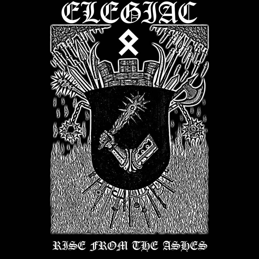 Elegiac - Rise from the Ashes (2017) Cover