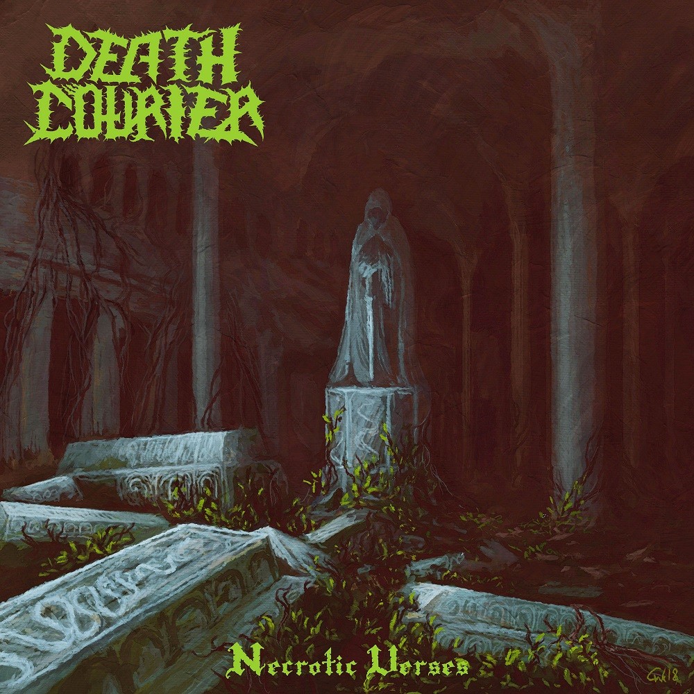 Death Courier - Necrotic Verses (2020) Cover