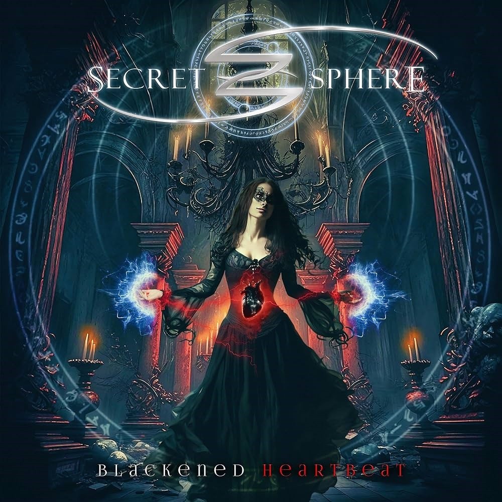 Secret Sphere - Blackened Heartbeat (2023) Cover
