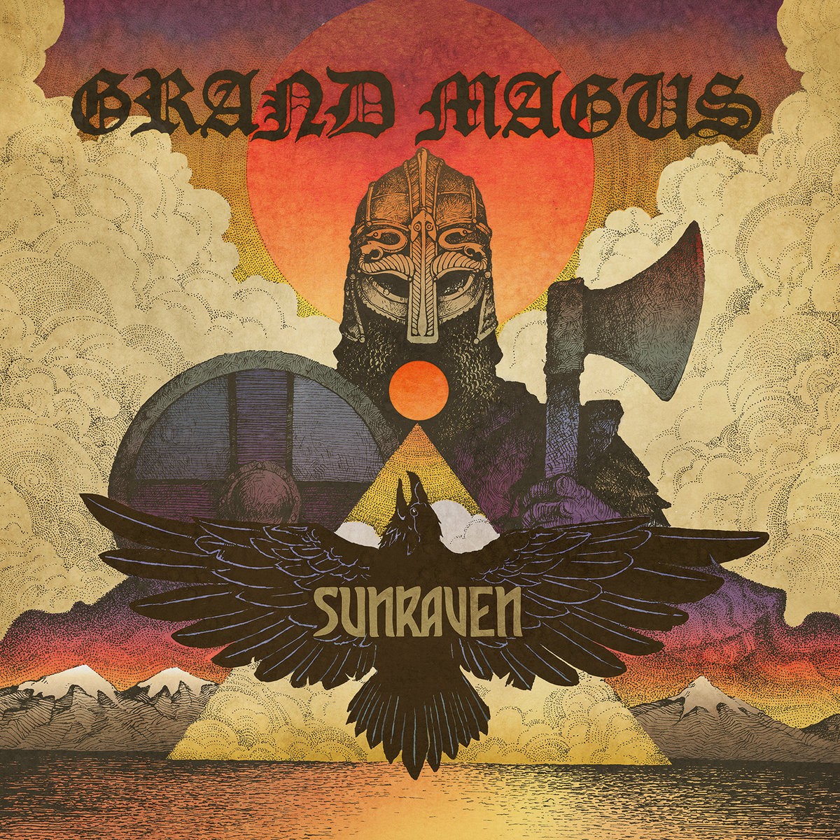 Grand Magus - Sunraven (2024) Cover