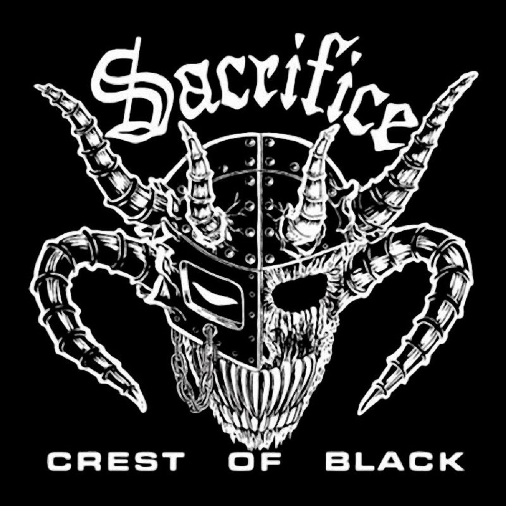 Sacrifice (JPN) - Crest of Black (1987) Cover