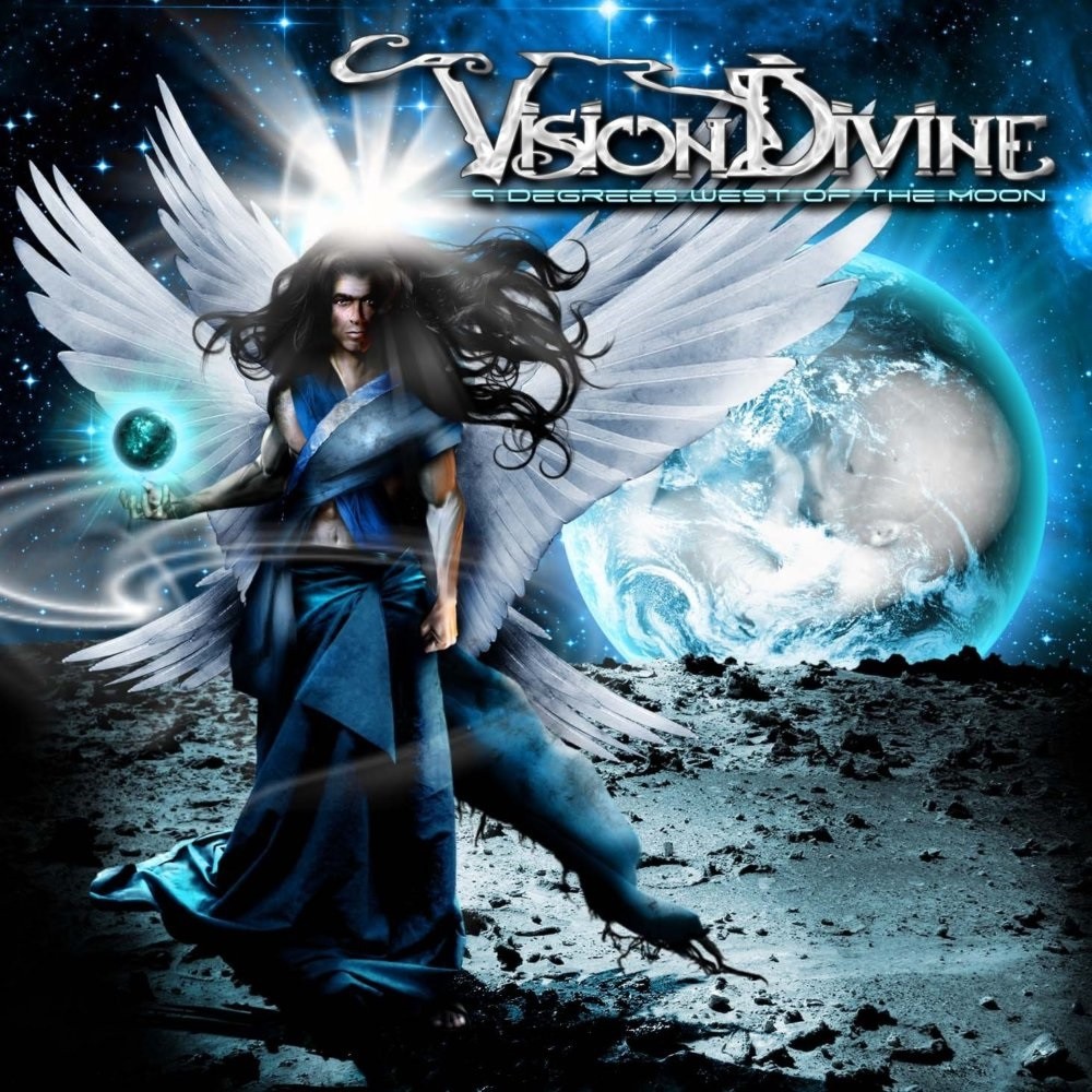 Vision Divine - 9 Degrees West of the Moon (2009) Cover