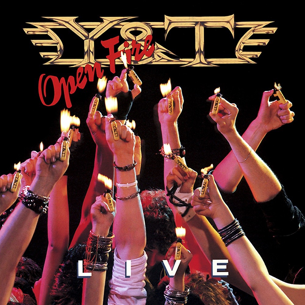 Y&T - Open Fire (1985) Cover