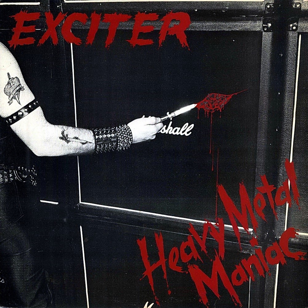 Exciter - Heavy Metal Maniac (1983) Cover