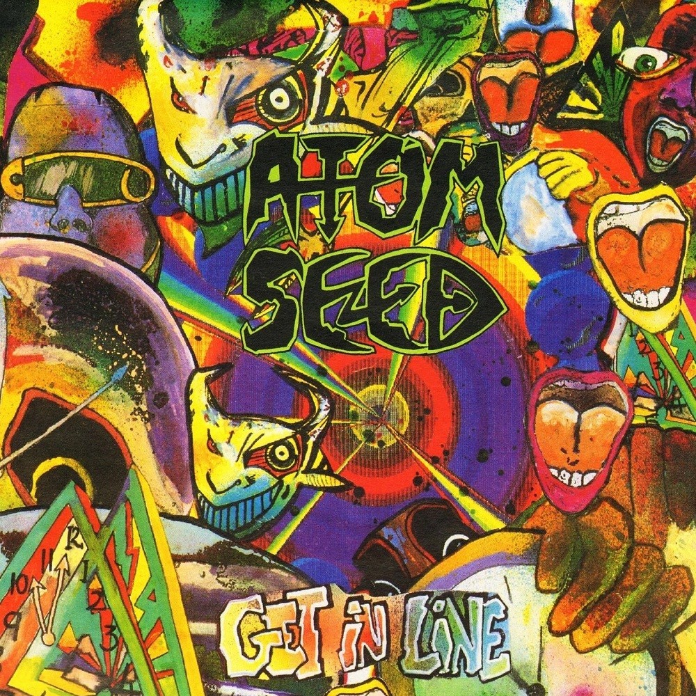 Atom Seed - Get in Line EP (1991) Cover