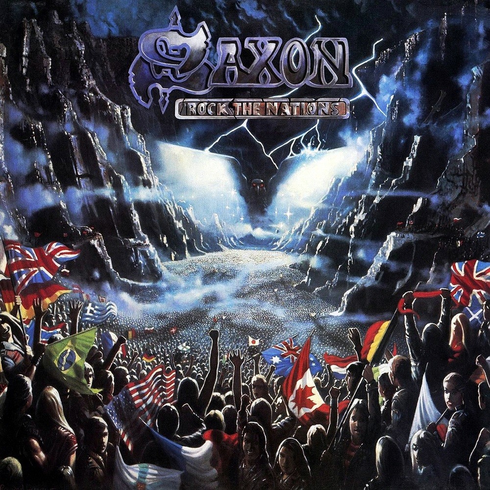 Saxon - Rock the Nations (1986) Cover