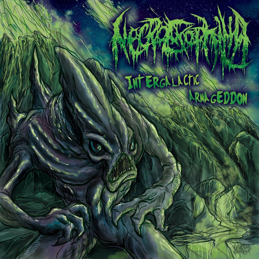 Necroexophilia - Intergalactic Armageddon (2018) Cover