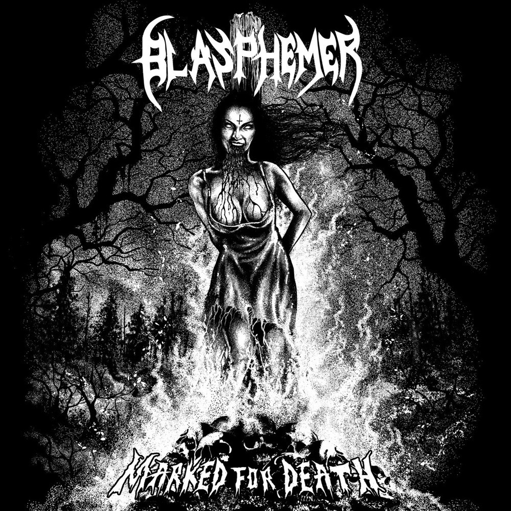 Blasphemer (GBR) - Marked for Death (2024) Cover