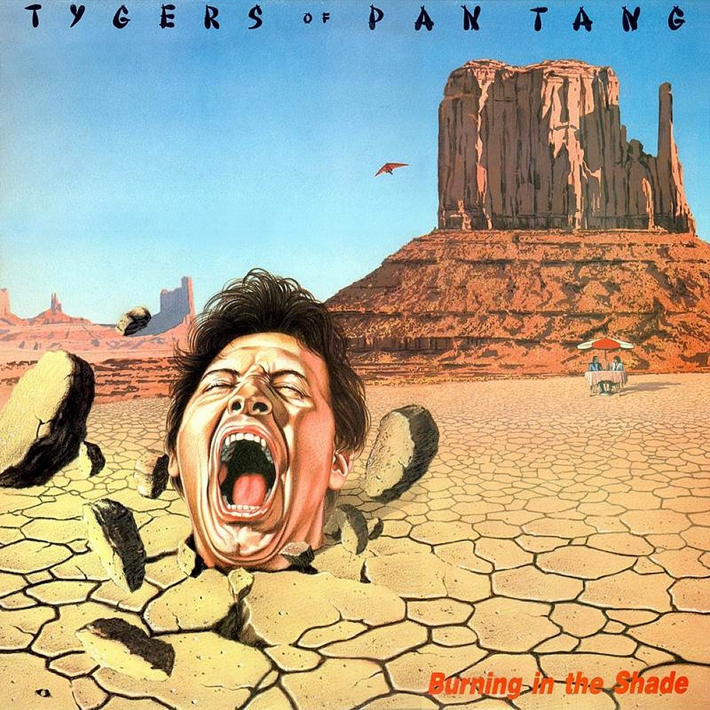 Tygers of Pan Tang - Burning in the Shade (1987) Cover