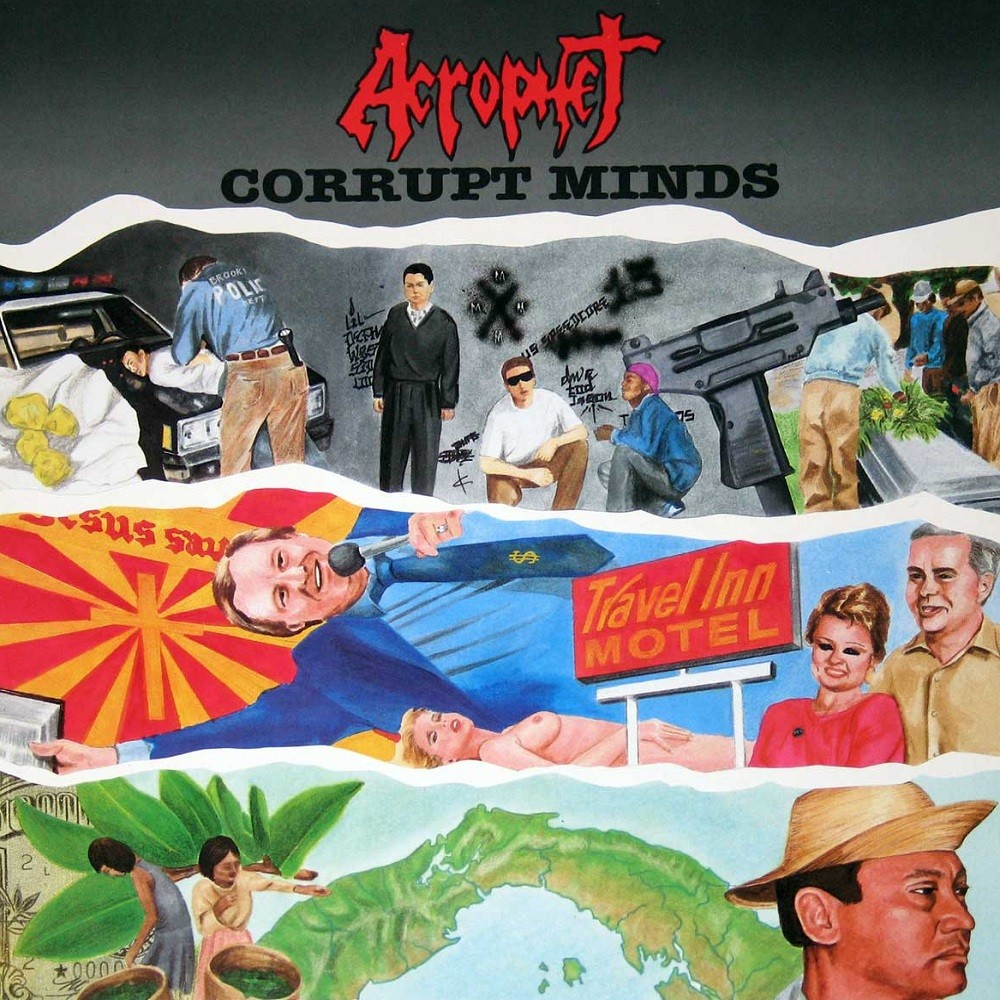 Acrophet - Corrupt Minds (1988) Cover