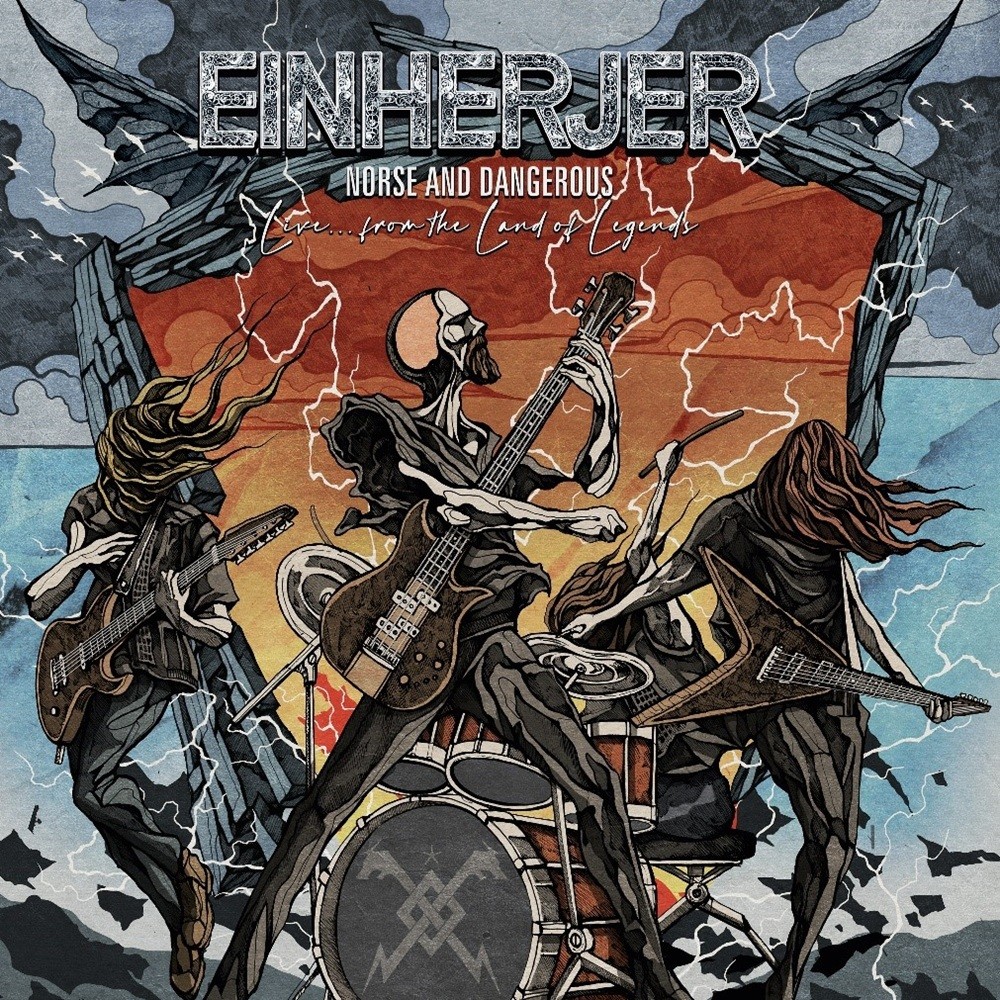 Einherjer - Norse and Dangerous (Live… From the Land of Legends) (2022) Cover