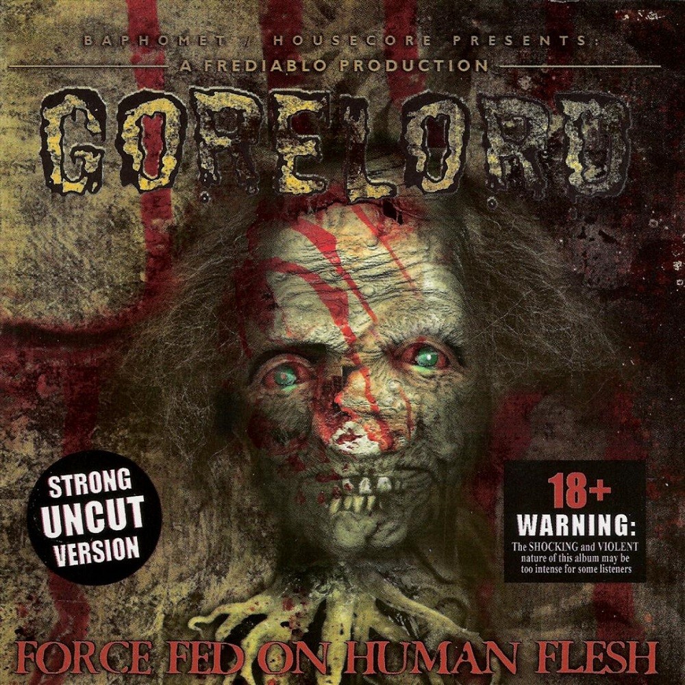 Gorelord - Force Fed on Human Flesh (2001) Cover