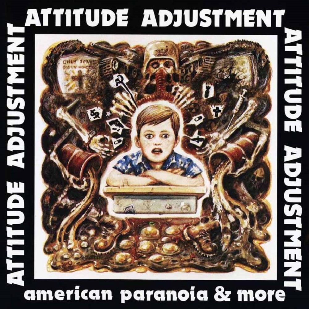 Attitude Adjustment - American Paranoia (1986) Cover