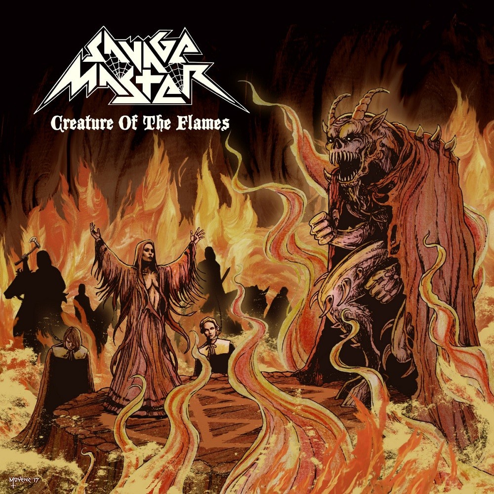 Savage Master - Creature of the Flames (2017) Cover