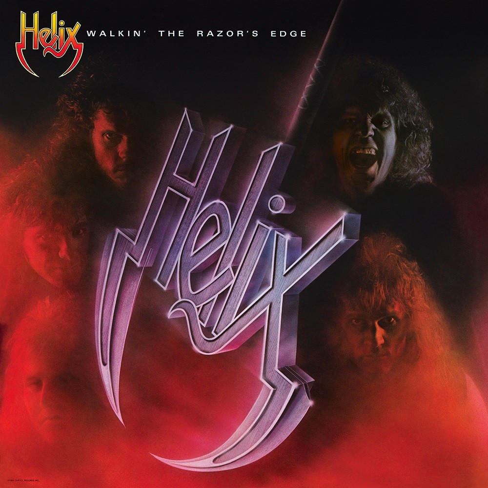 Helix - Walkin' the Razor's Edge (1984) Cover