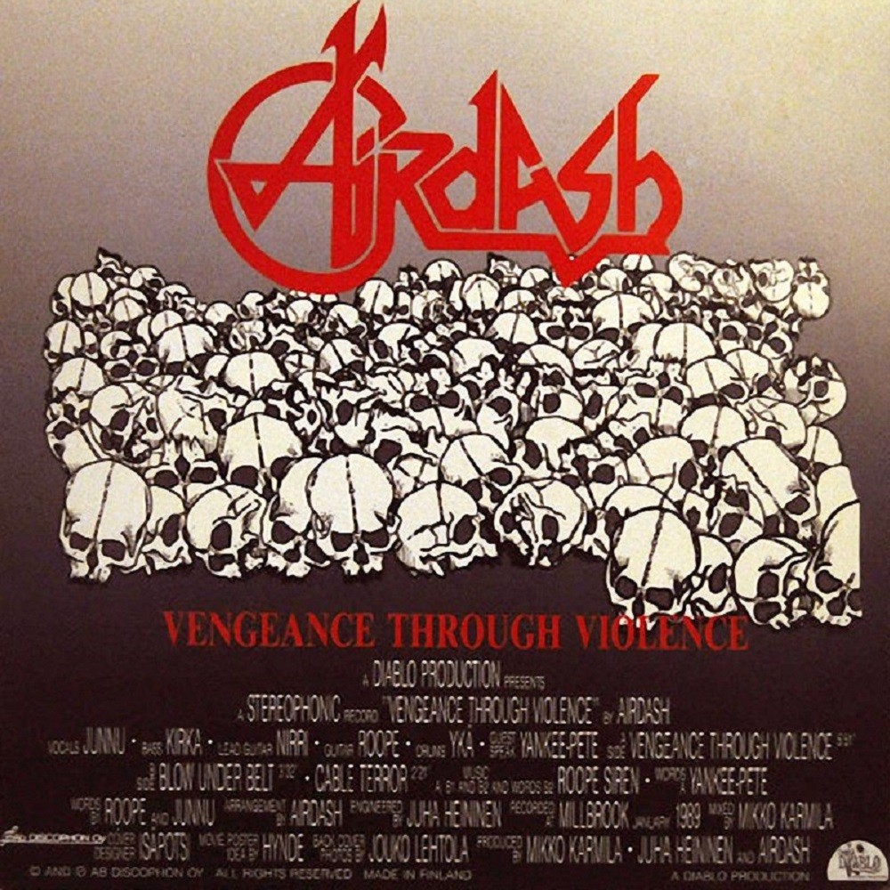Airdash - Vengeance Through Violence (1989) Cover
