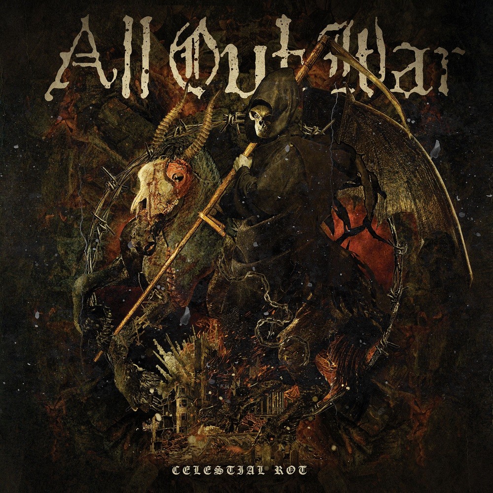 All Out War - Celestial Rot (2023) Cover