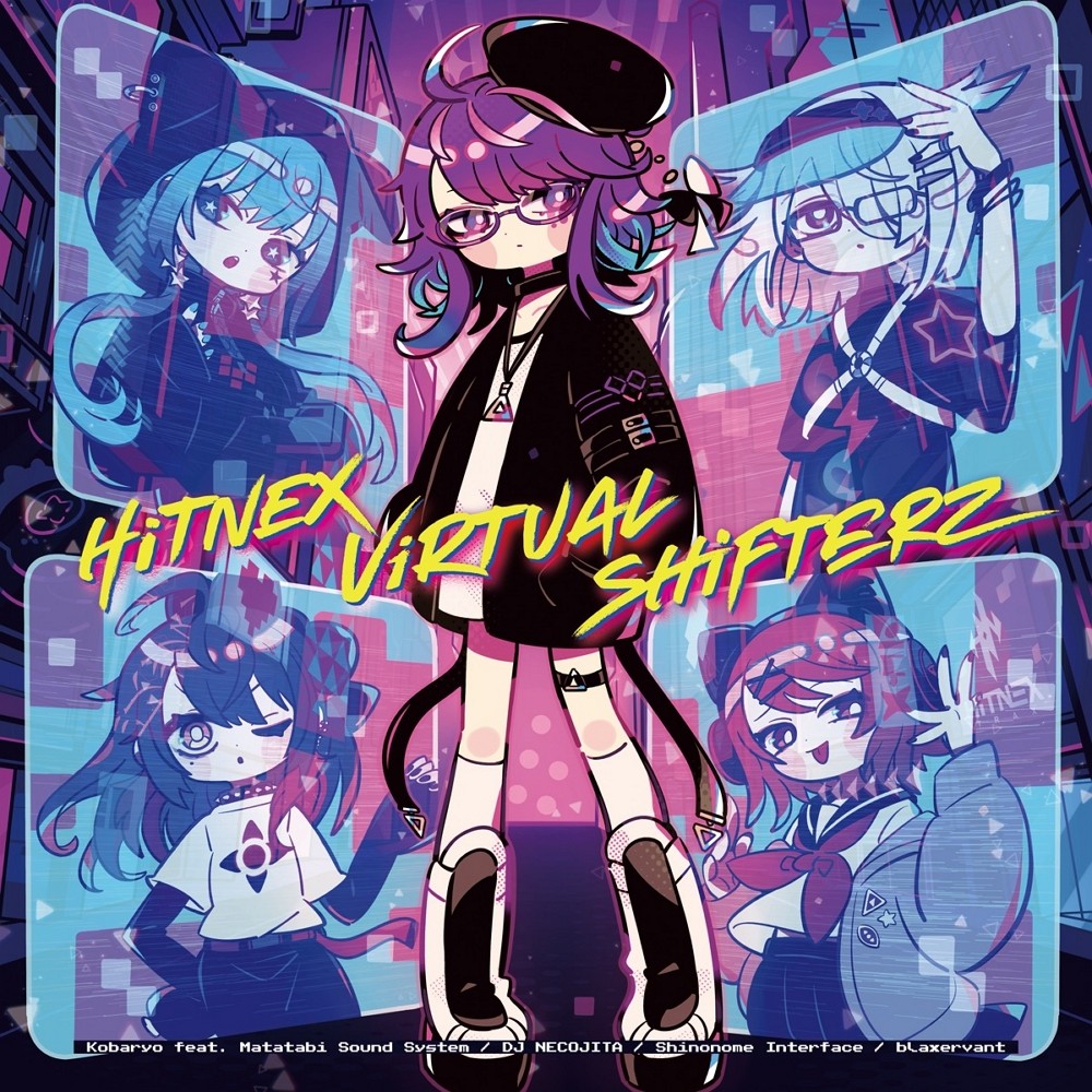 Kobaryo, Matatabi Sound System, DJ Necojita, Shinonome Interface & Blaxervant - HiTNEX ViRTUAL SHiFTERZ (2024) Cover