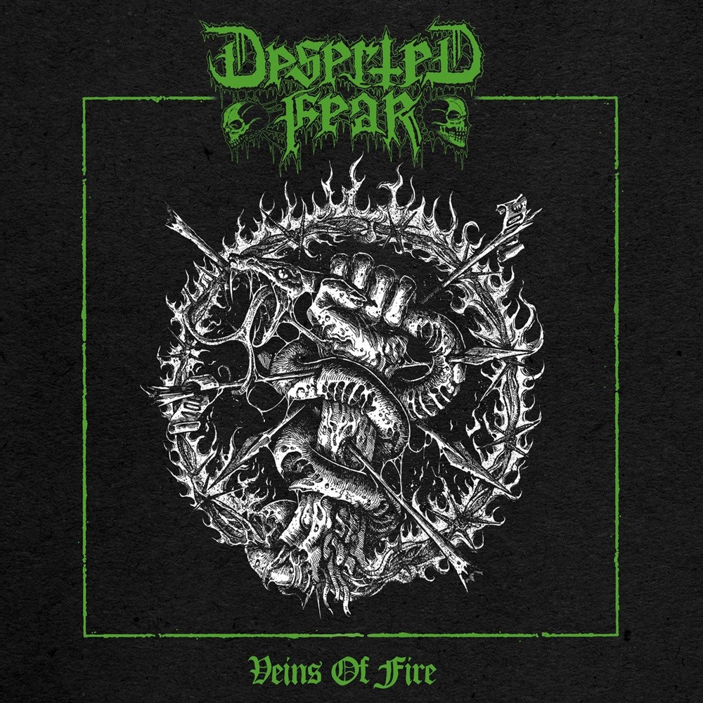 Deserted Fear - Veins of Fire (2025) Cover