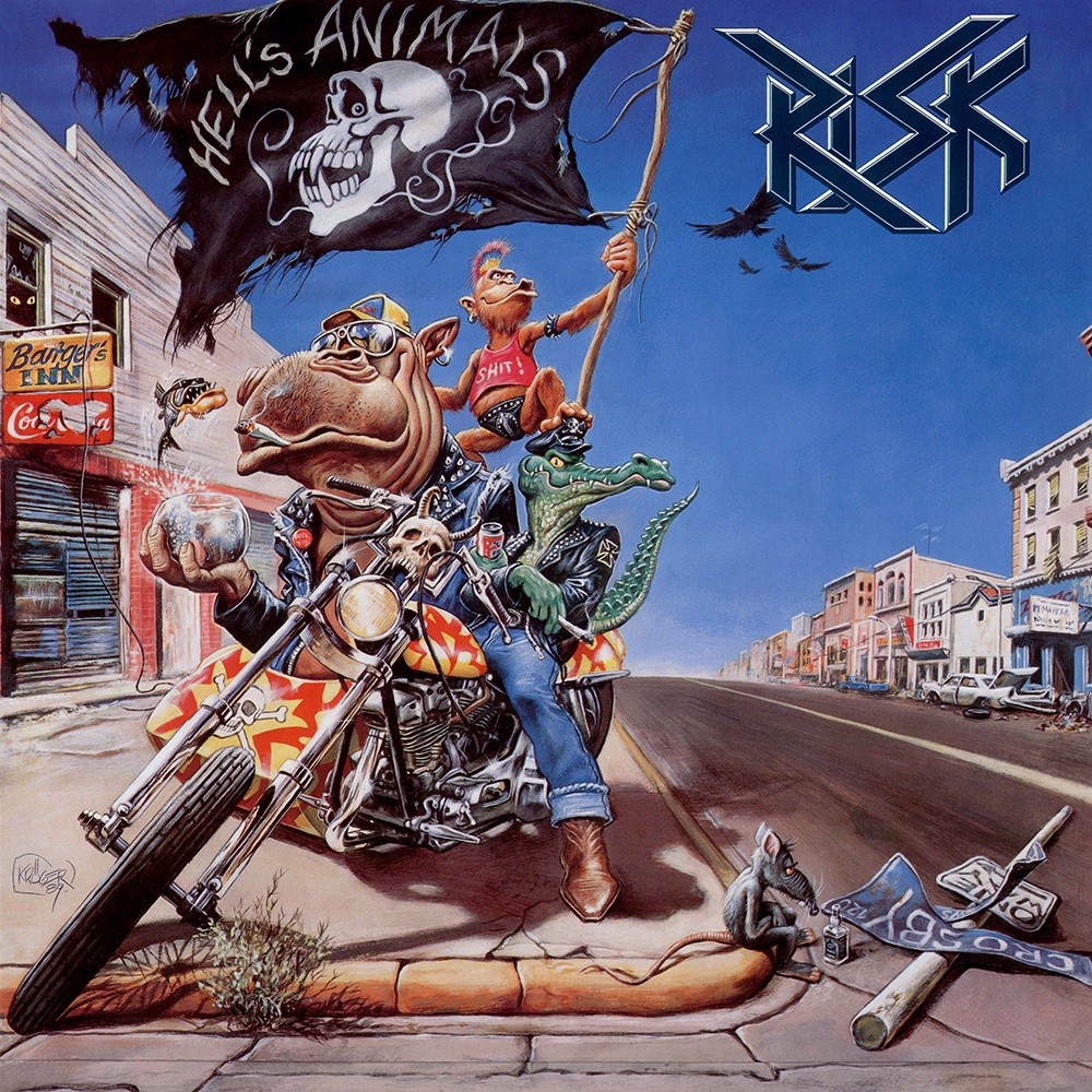 Risk - Hell's Animals (1989) Cover