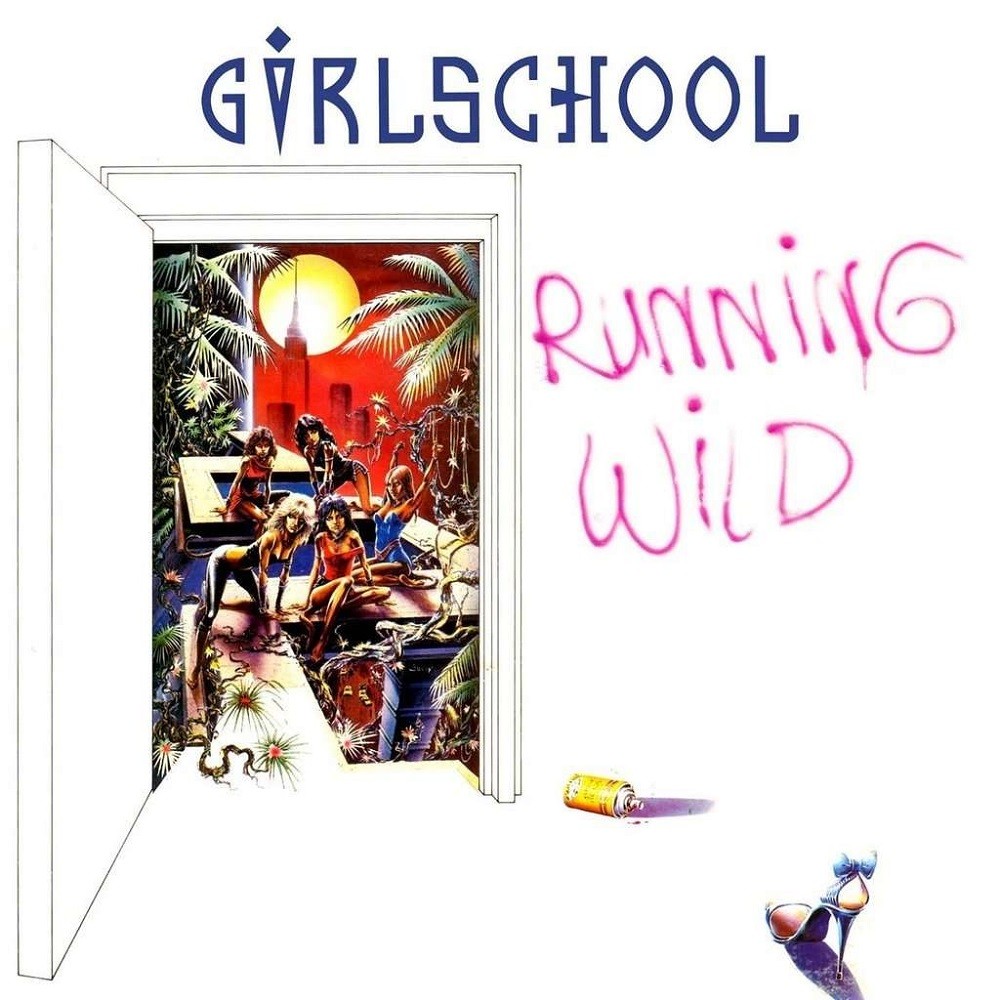 Girlschool - Running Wild (1985) Cover