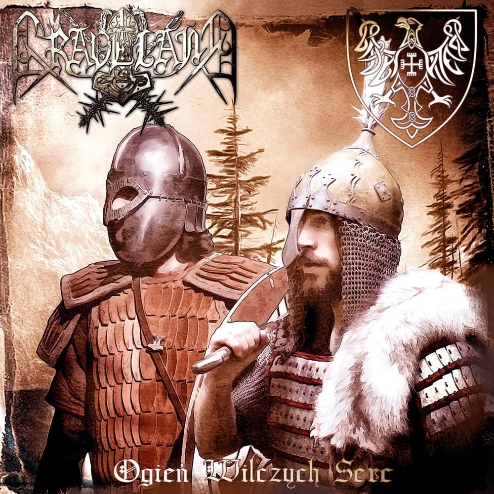Graveland / Biały Viteź - Ogień Wilczych Serc (2012) Cover