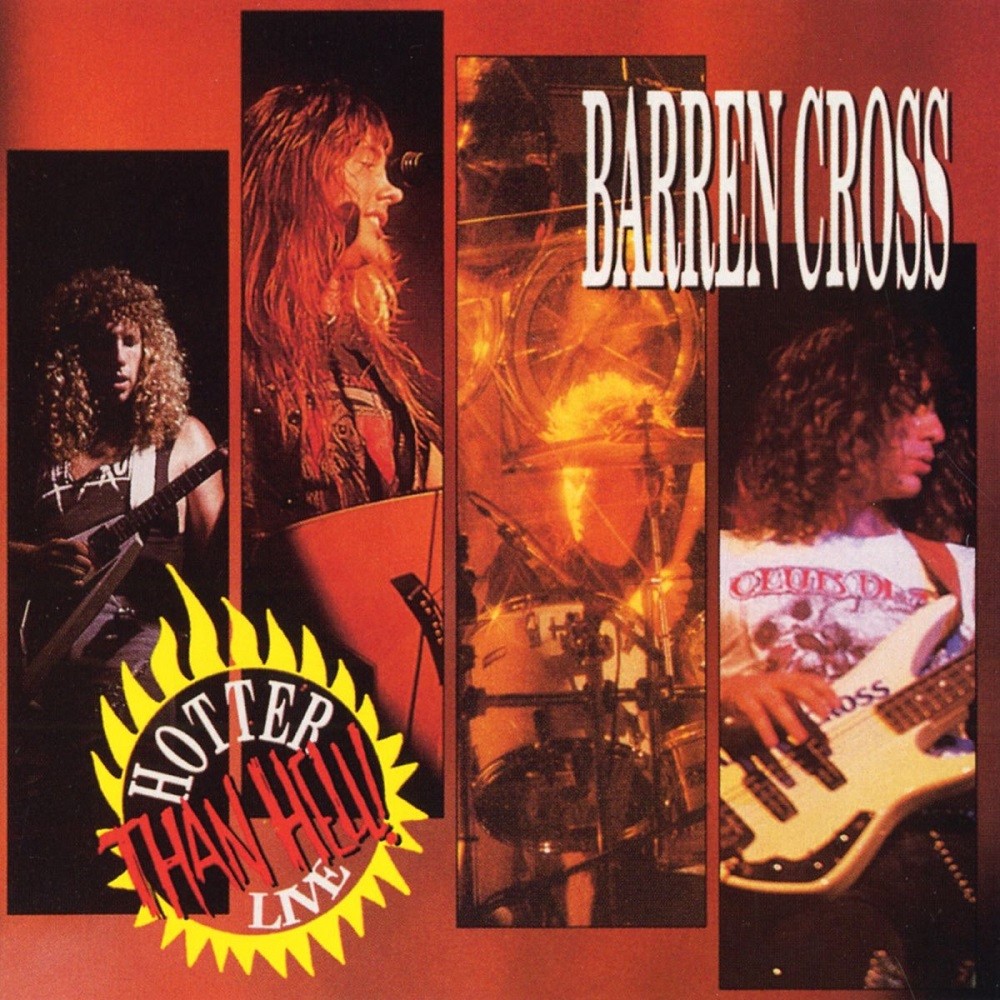 Barren Cross - Hotter Than Hell! Live (1990) Cover