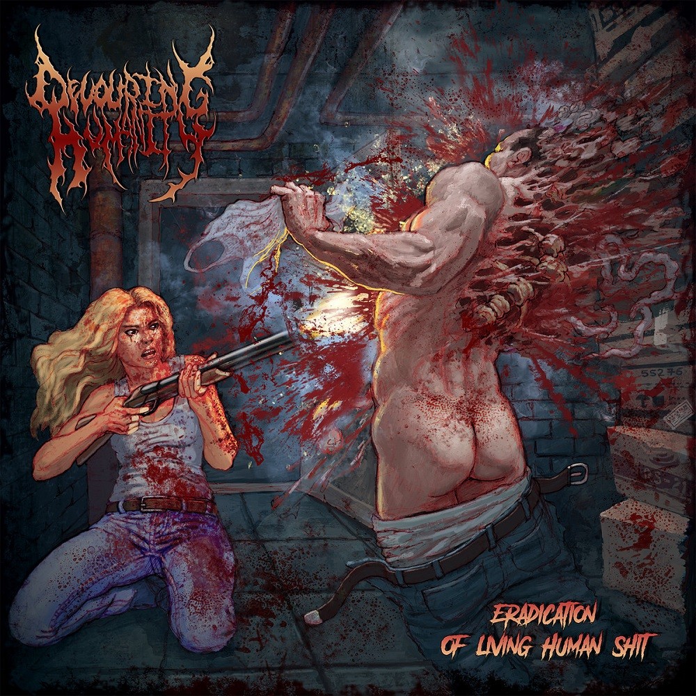 Devouring Humanity - Eradication of Living Human Shit (2017) Cover