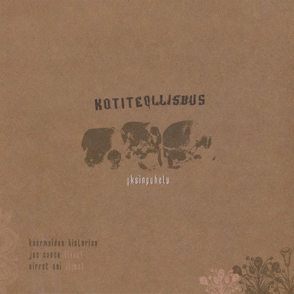 Kotiteollisuus - Yksinpuhelu (2001) Cover
