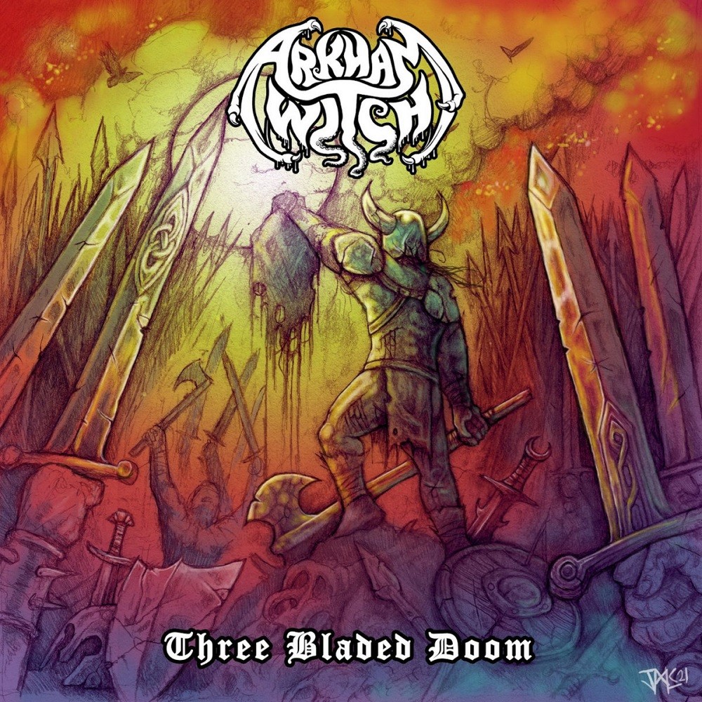 Arkham Witch - Three Bladed Doom (2021) Cover