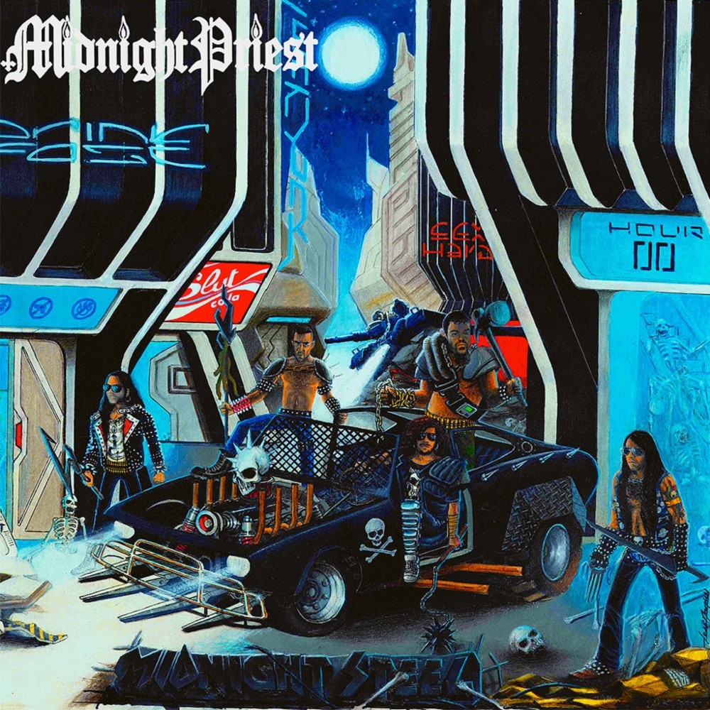 Midnight Priest - Midnight Steel (2014) Cover