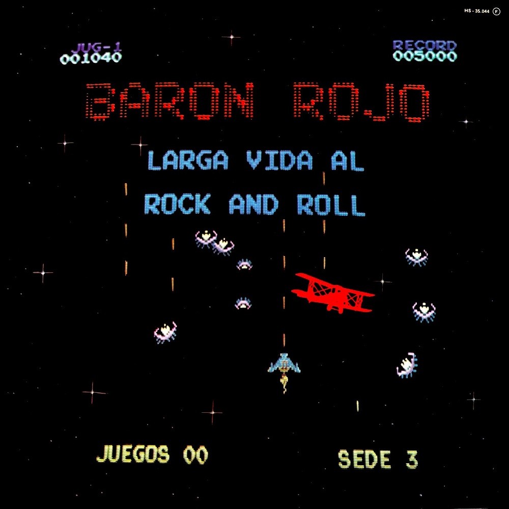 Baron Rojo - Larga vida al rock and roll (1981) Cover