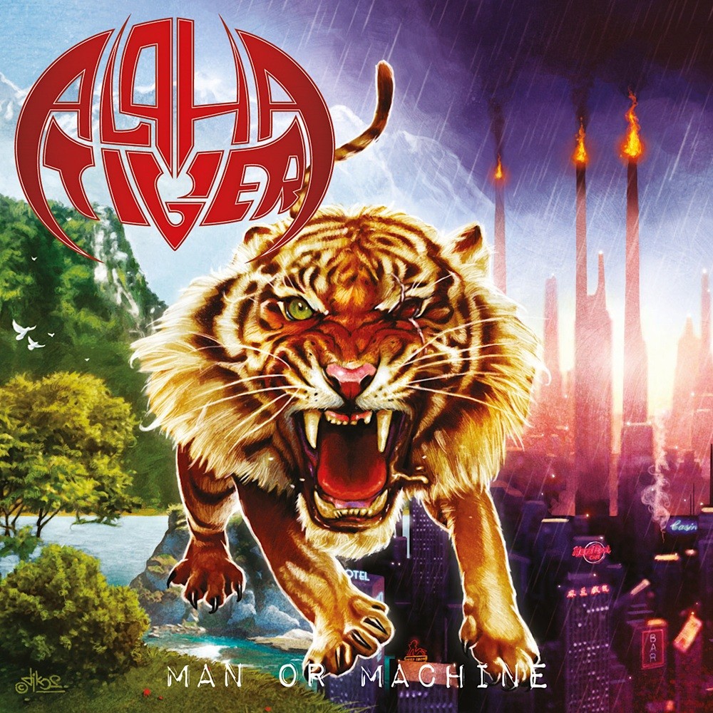 Alpha Tiger - Man or Machine (2011) Cover