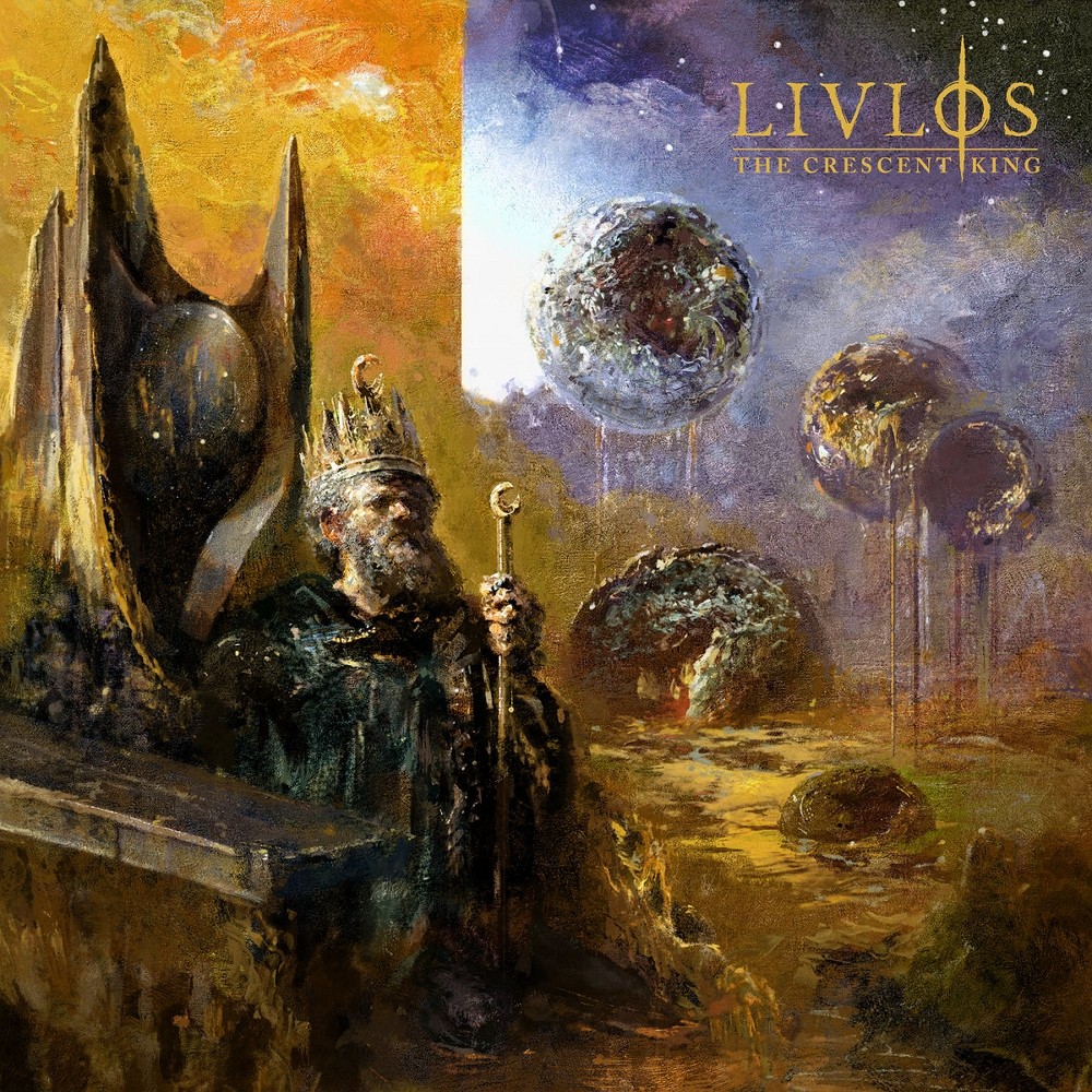 Livløs - The Crescent King (2024) Cover