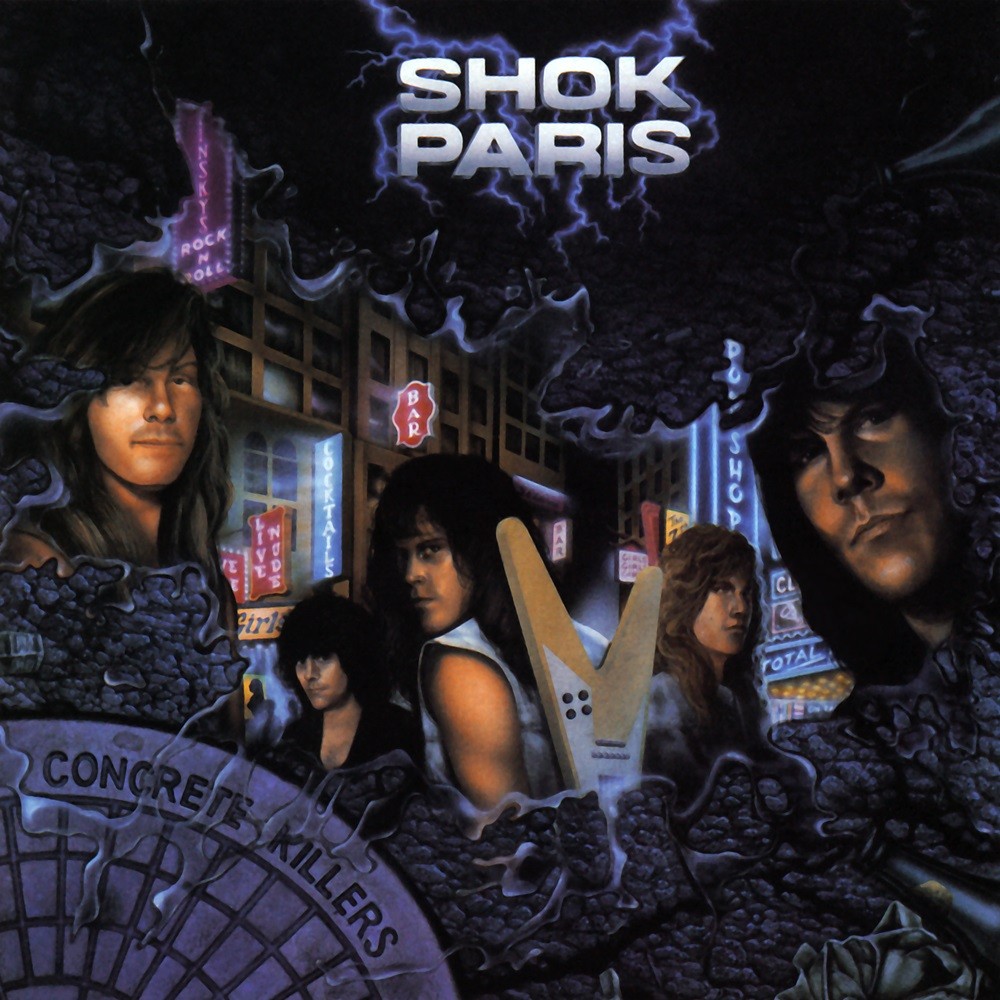 Shok Paris - Concrete Killers (1989) Cover