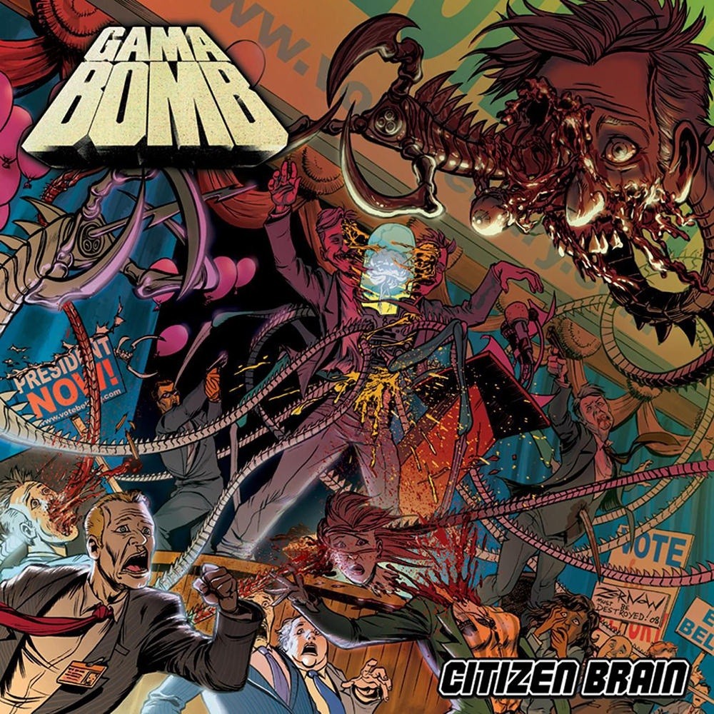 Gama Bomb - Citizen Brain (2008) Cover