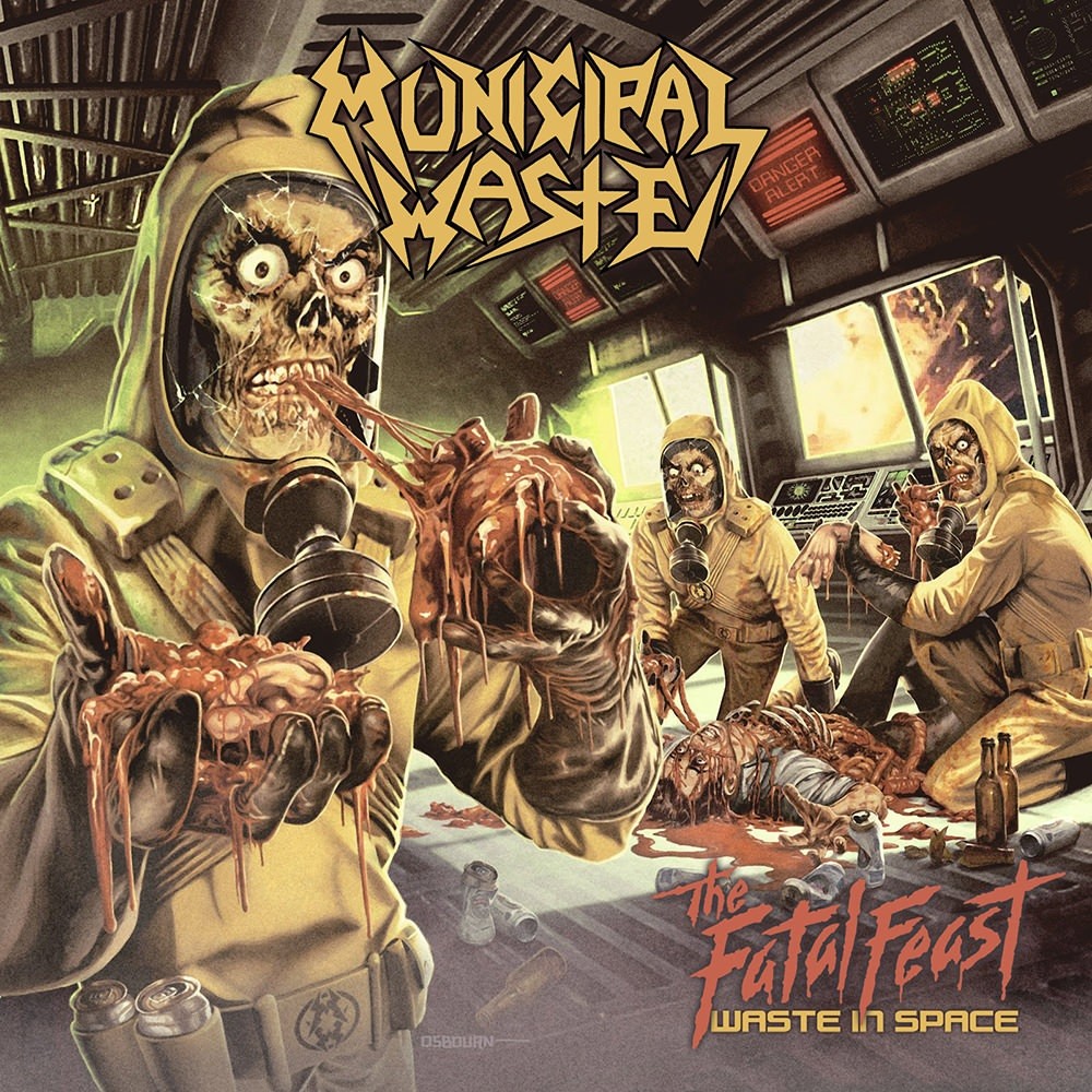 Municipal Waste - The Fatal Feast: Waste in Space (2012) Cover