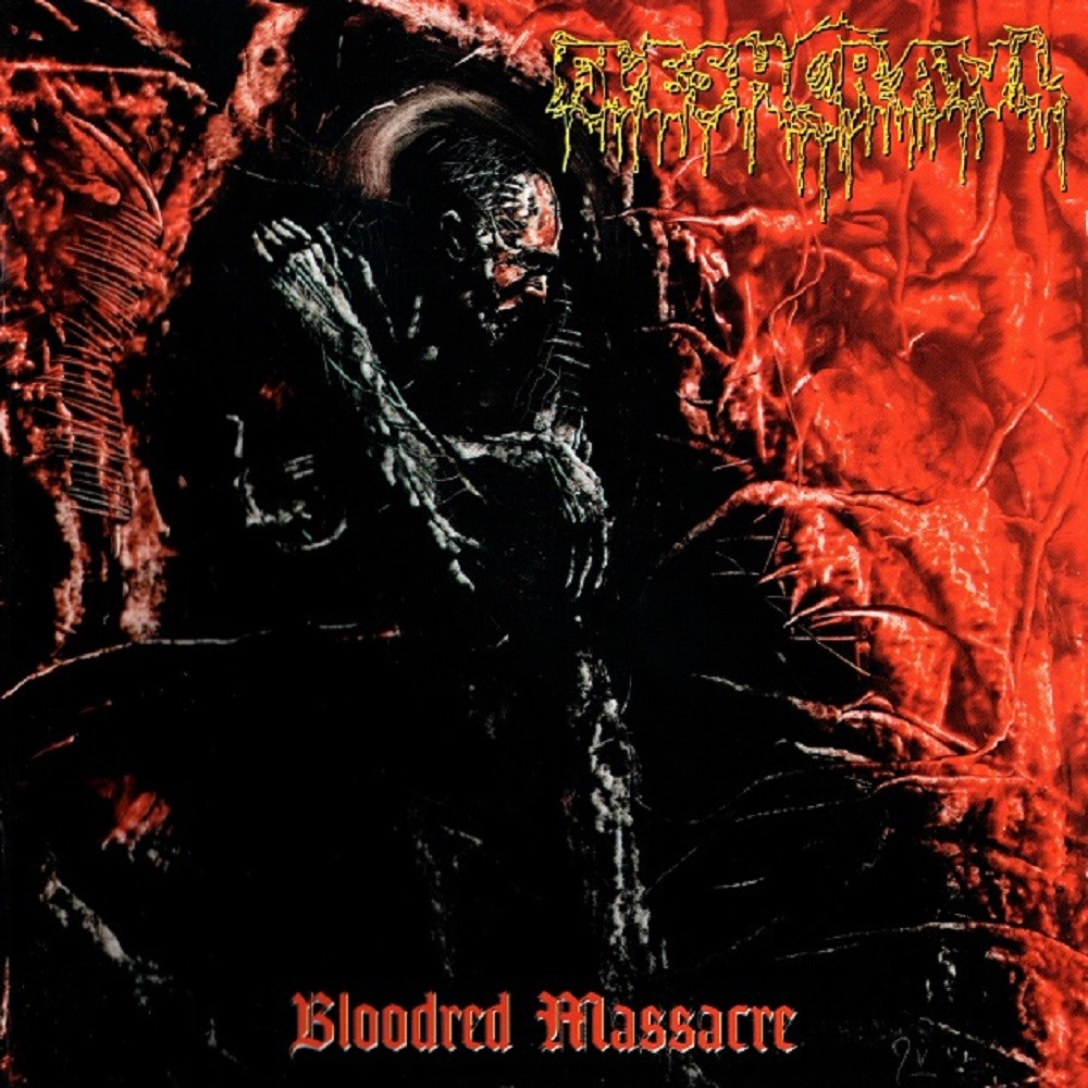 Fleshcrawl - Bloodred Massacre (1997) Cover