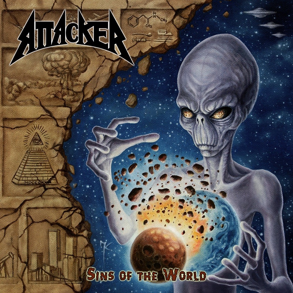Attacker - Sins of the World (2016) Cover