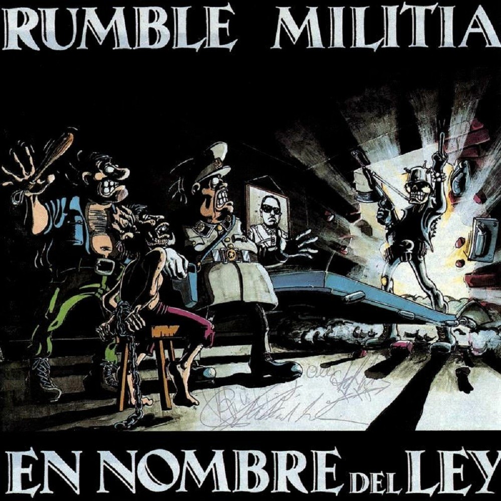 Rumble Militia - En Nombre del Ley (1988) Cover