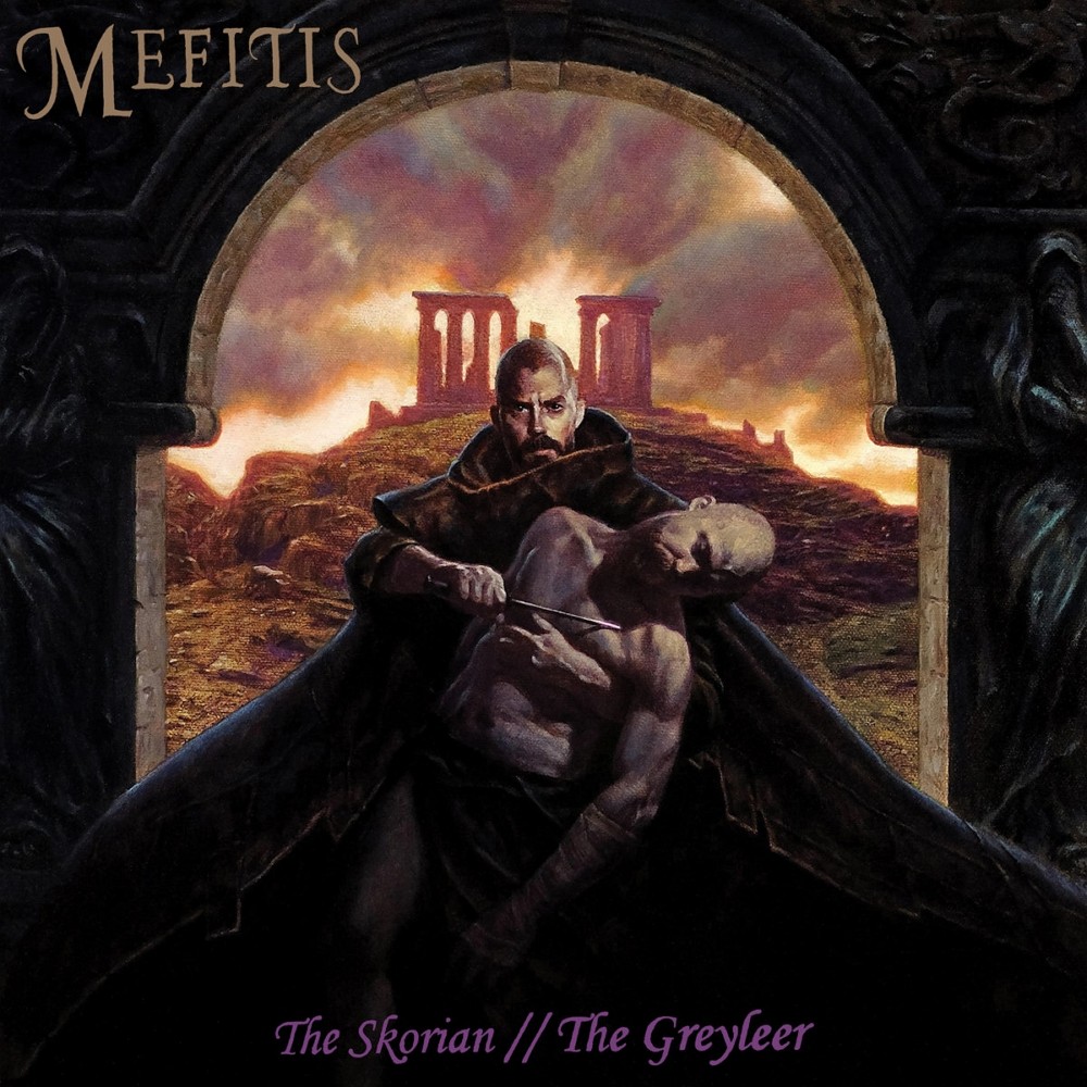 Mefitis - The Skorian // The Greyleer (2024) Cover