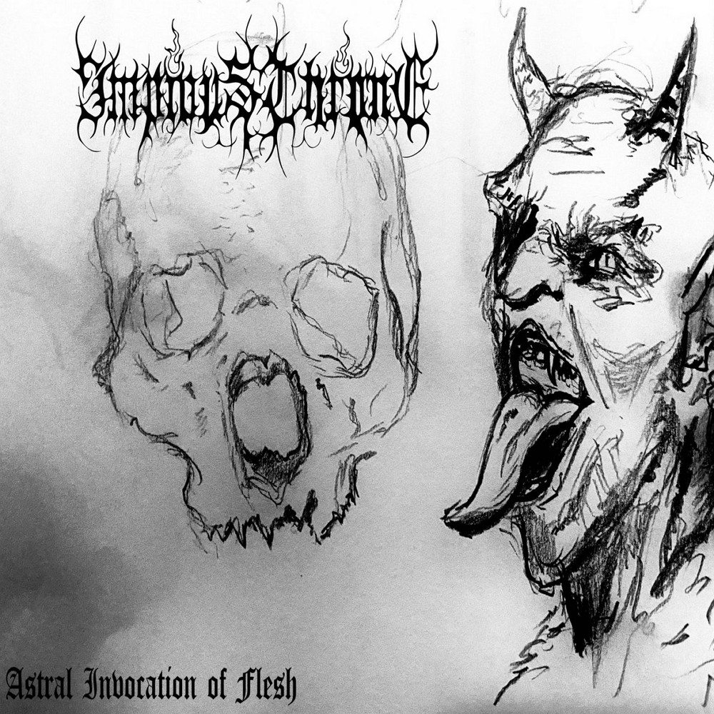 Impious Throne - Astral Invocation of Flesh (2022) Cover