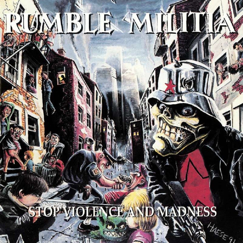 Rumble Militia - Stop Violence and Madness (1991) Cover