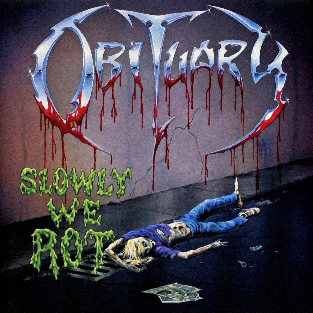 Obituary - Slowly We Rot (1989) Cover